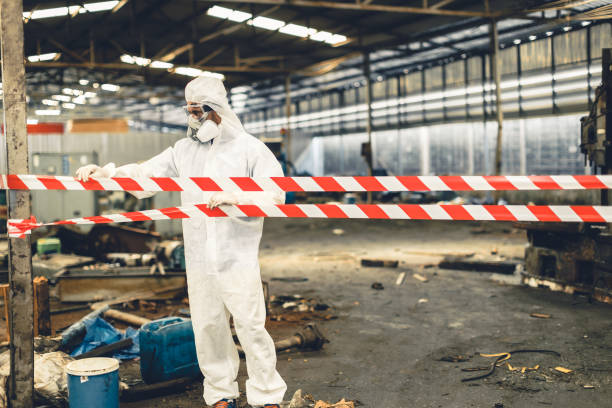 Professional Biohazard technician working in Pleasant View, TN
